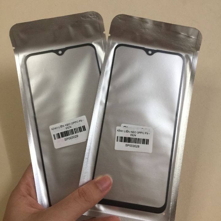 Kính liền keo ép màn điện thoại Oppo F9