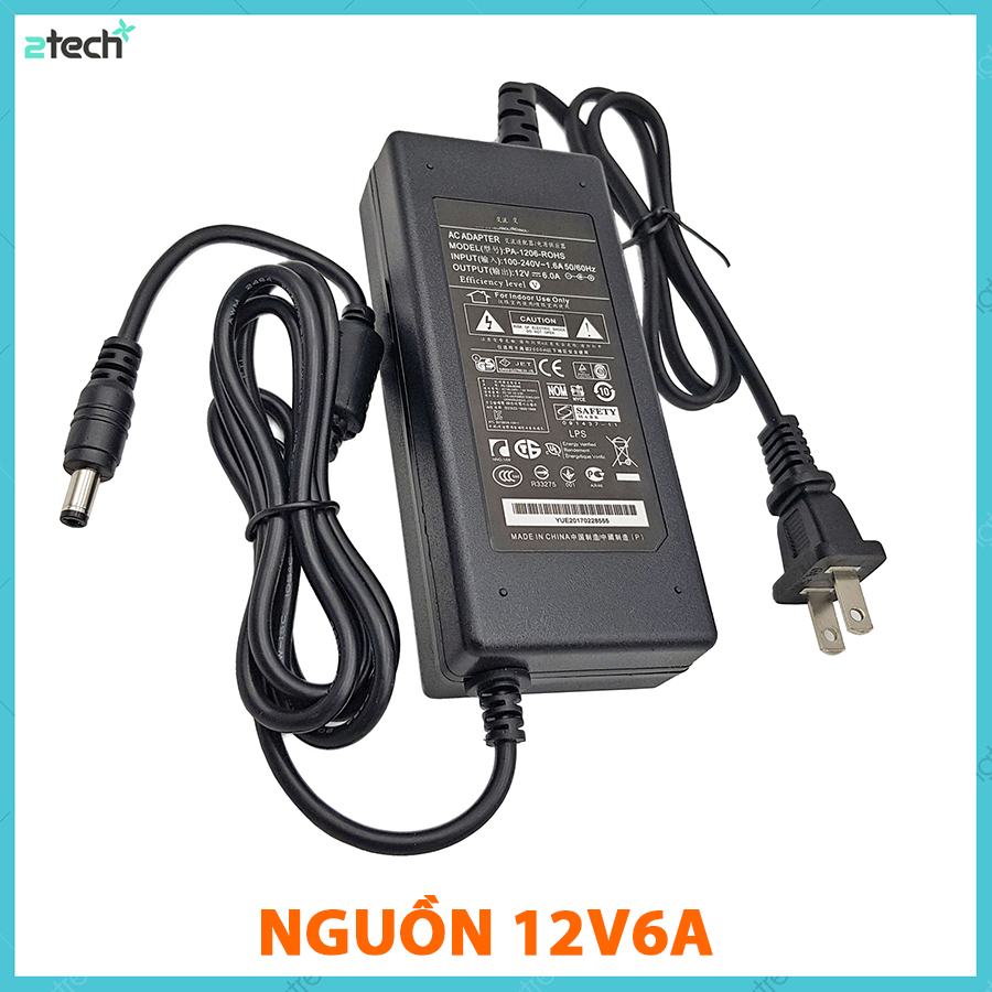 Nguồn Adapter 12V5A ACbel Cho Camera, Đèn Led, Máy Bơm