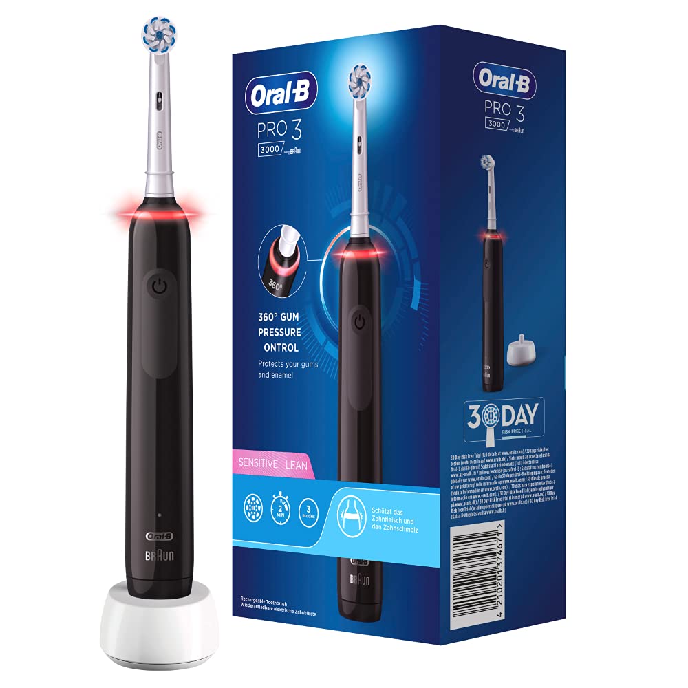 Bàn Chải Điện Oral-B Pro 2 2000 2000S BLACK Edition - Made in Germany
