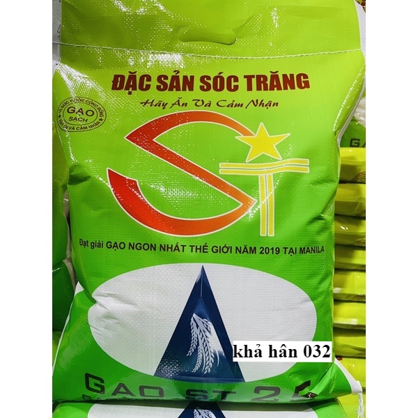 Gạo ST25 Đăc Sản Sóc Trăng (Bao 5 ký Gạo Thơm Cao Cấp )