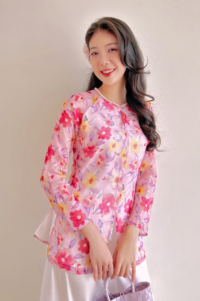 Sumire Store Áo bà ba Cách tân Út Hoa - 07 màu