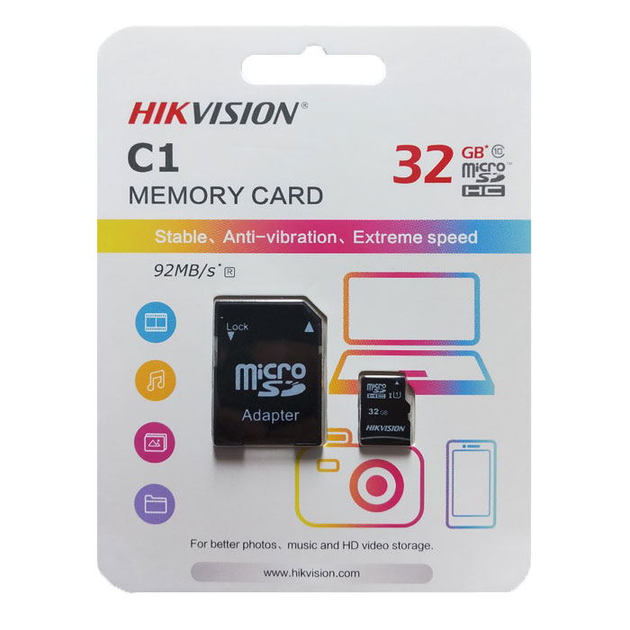 Thẻ nhớ Micro SD Hikvision 32GB 64GB 128GB Class 10 tốc độ 92MB/s - TRANGIATELECOM