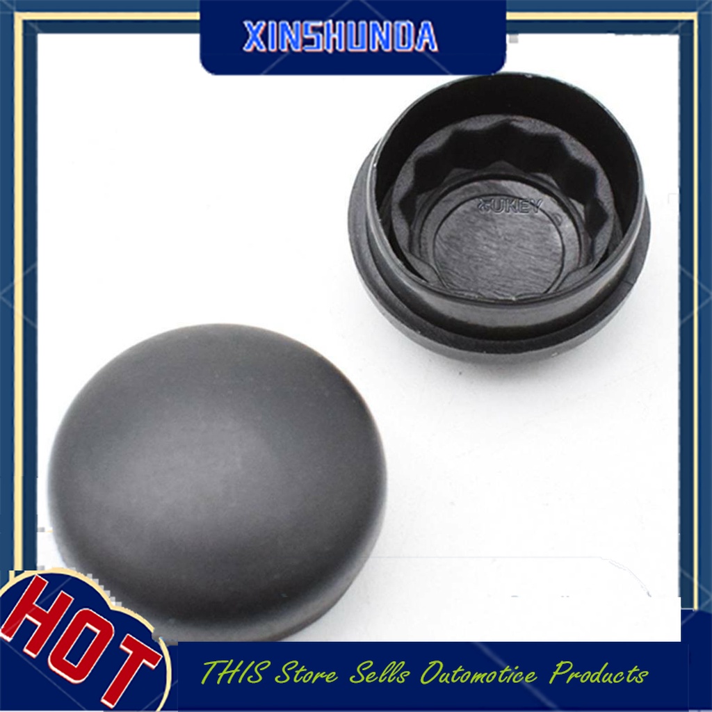XSD 2Pcs Kính chắn gió phía trước xe cánh tay gạt nước nút bịt đai ốc Bolt Bìa
