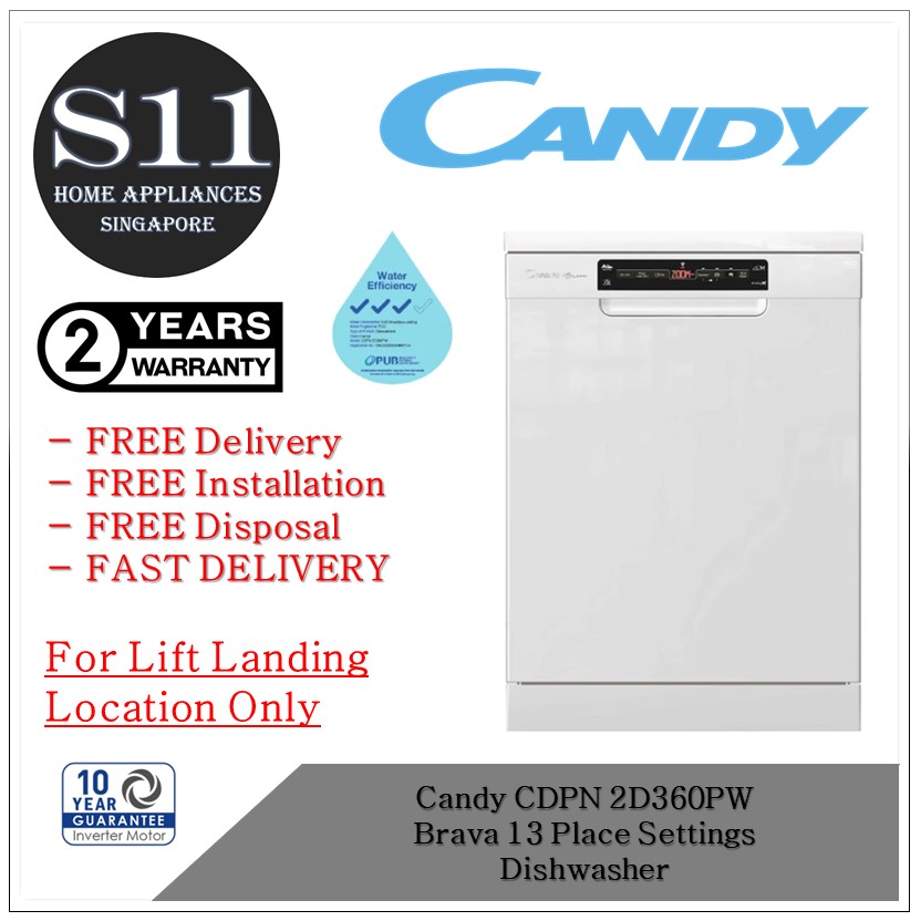 candy brava dishwasher