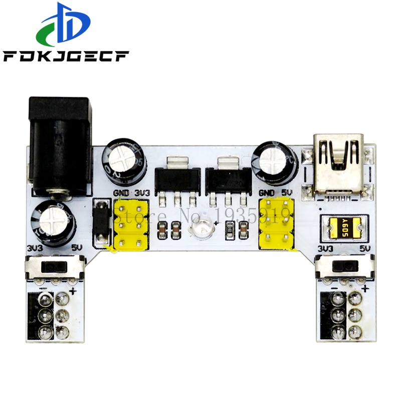 3.3V/5V MB102 Breadboard power module+MB-102 830 points Prototype Bread board for arduino kit +65 jumper wires wholesale integrated circuit