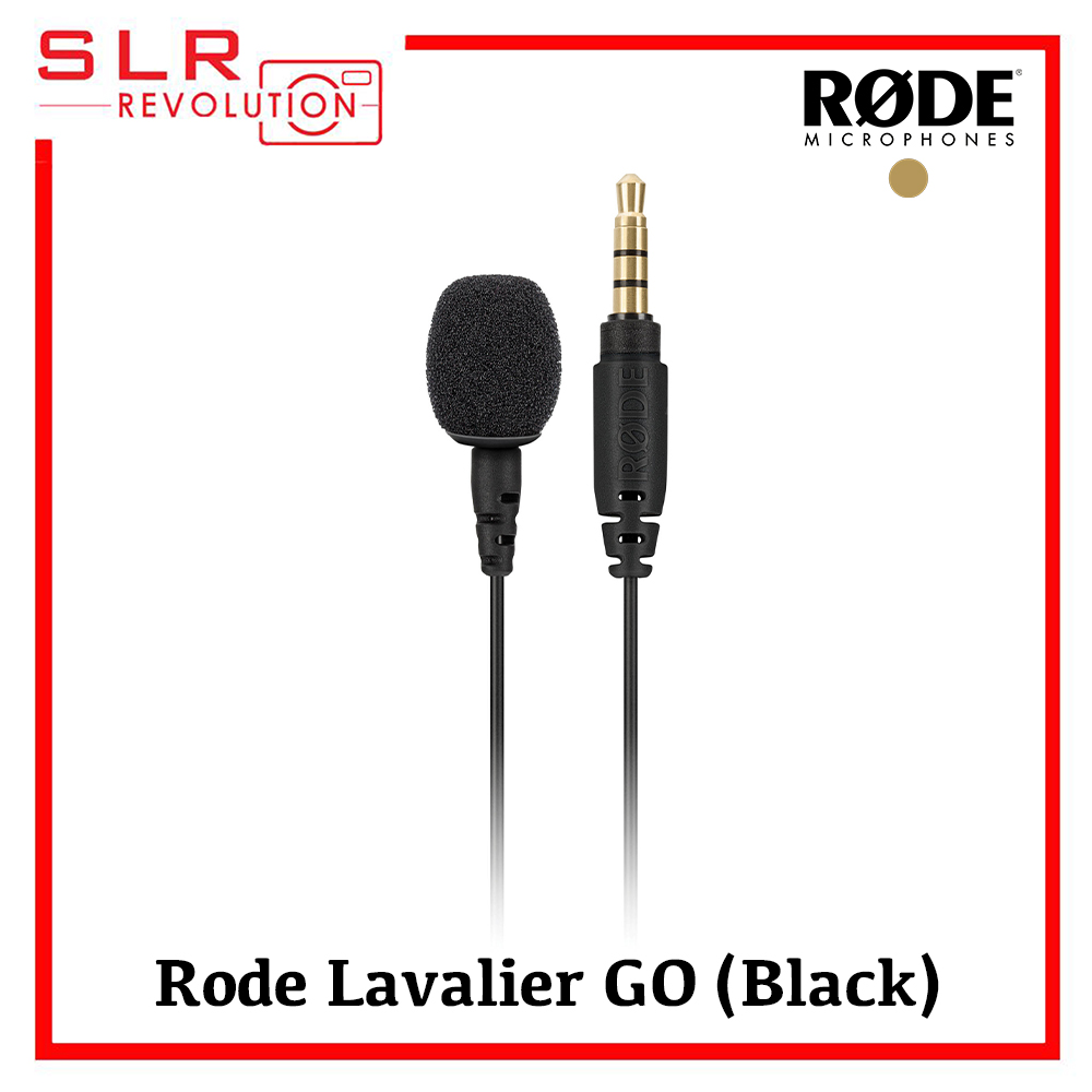 Rode Lavalier GO Professional Wearable Microphone,Black
