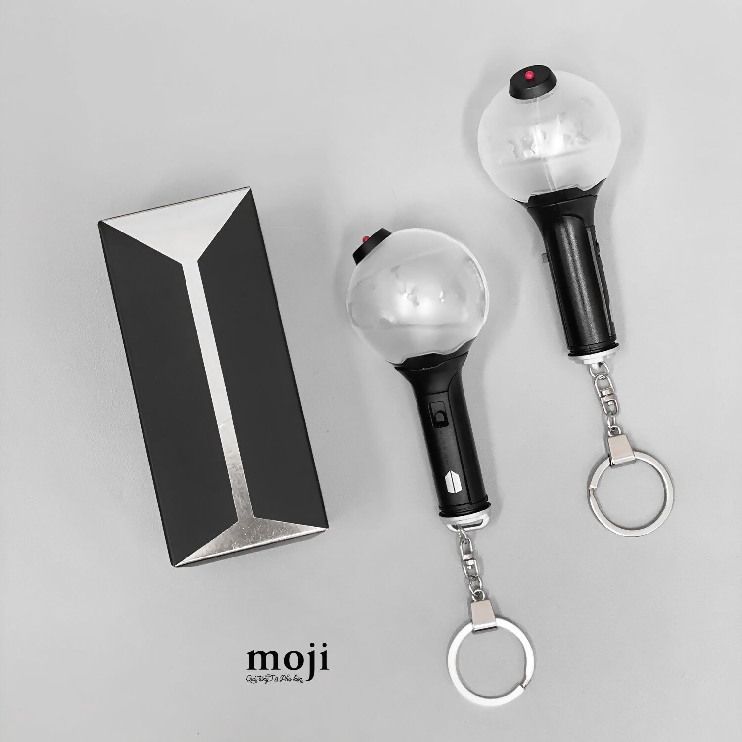 Keyring Bomb ver 3 BTS - móc khoá Lightstick BTS hàng unoff