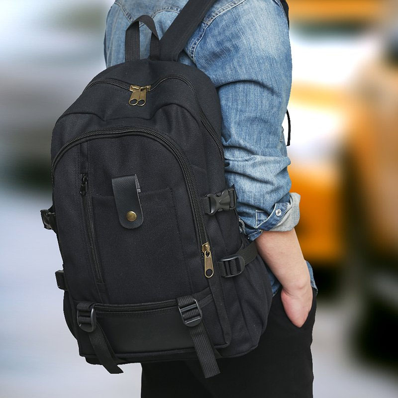 COD Hàn Quốc Ba lô Du lịch Nam Ba lô Thời trang 17 inch