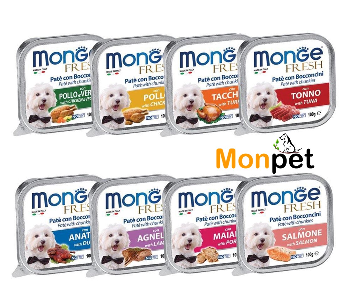 Pate Monge for Dogs in Many Flavors 100g