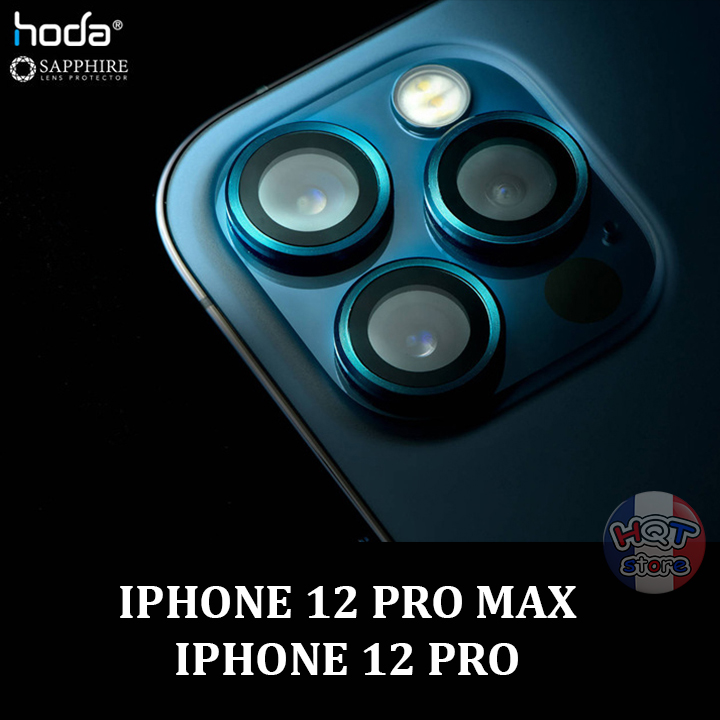 Ốp viền kính bảo vệ camera hoda sapphire iphone 12 pro max / 12 pro