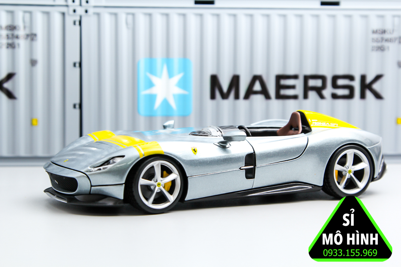 [ Sỉ Mô Hình ] Mô hình xe Ferrari Monza SP1 Bburago 1:24