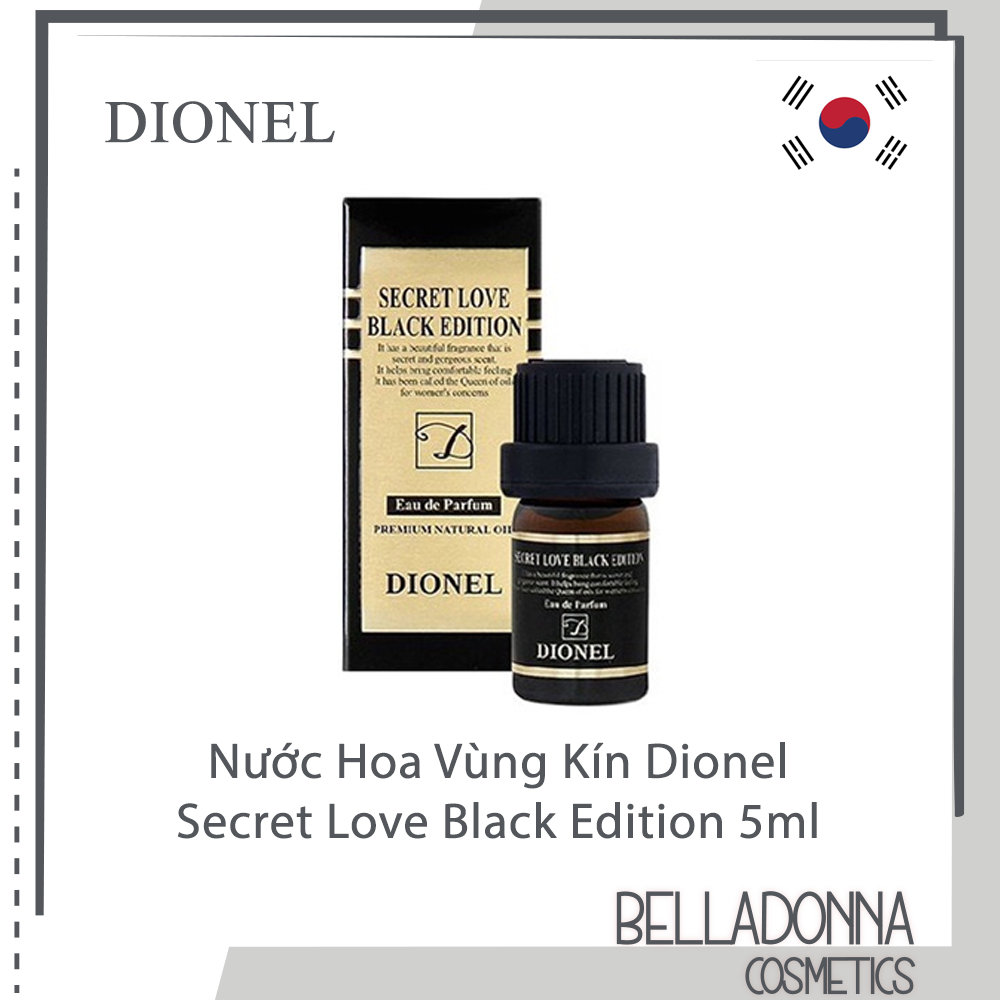 [HCM] Nước Hoa Vùng Kín Dionel Secret Love Black Edition 5ml