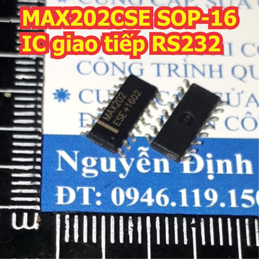 5 con max202cse max202 202 sop-16 ic giao tiếp rs-232 chân dán kde1283