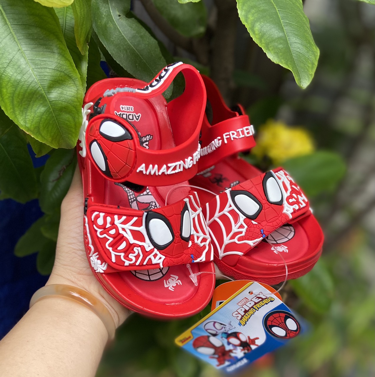 Giày Sandal Thái Lan Người Nhện  ADDA  32E14