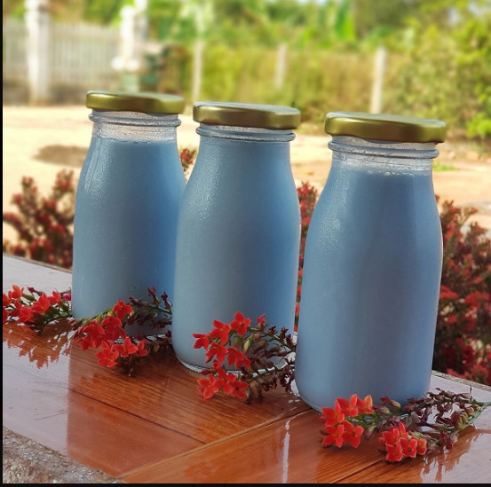 Chai thủy tinh đựng sữa hạt 200ml - 8 chai