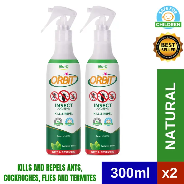 Bio D Orbit Insect Control Cockroaches Termites Ants 300ml Spray Natural X2 Lazada Singapore