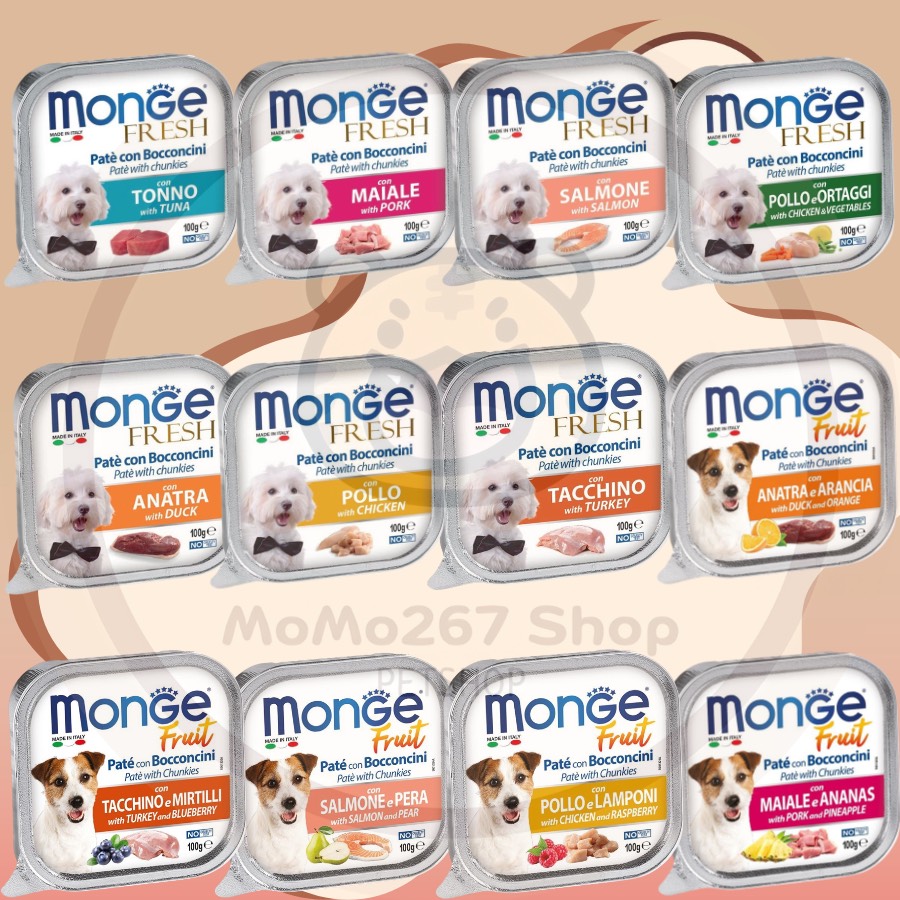 Pate Ý cho chó MONGE