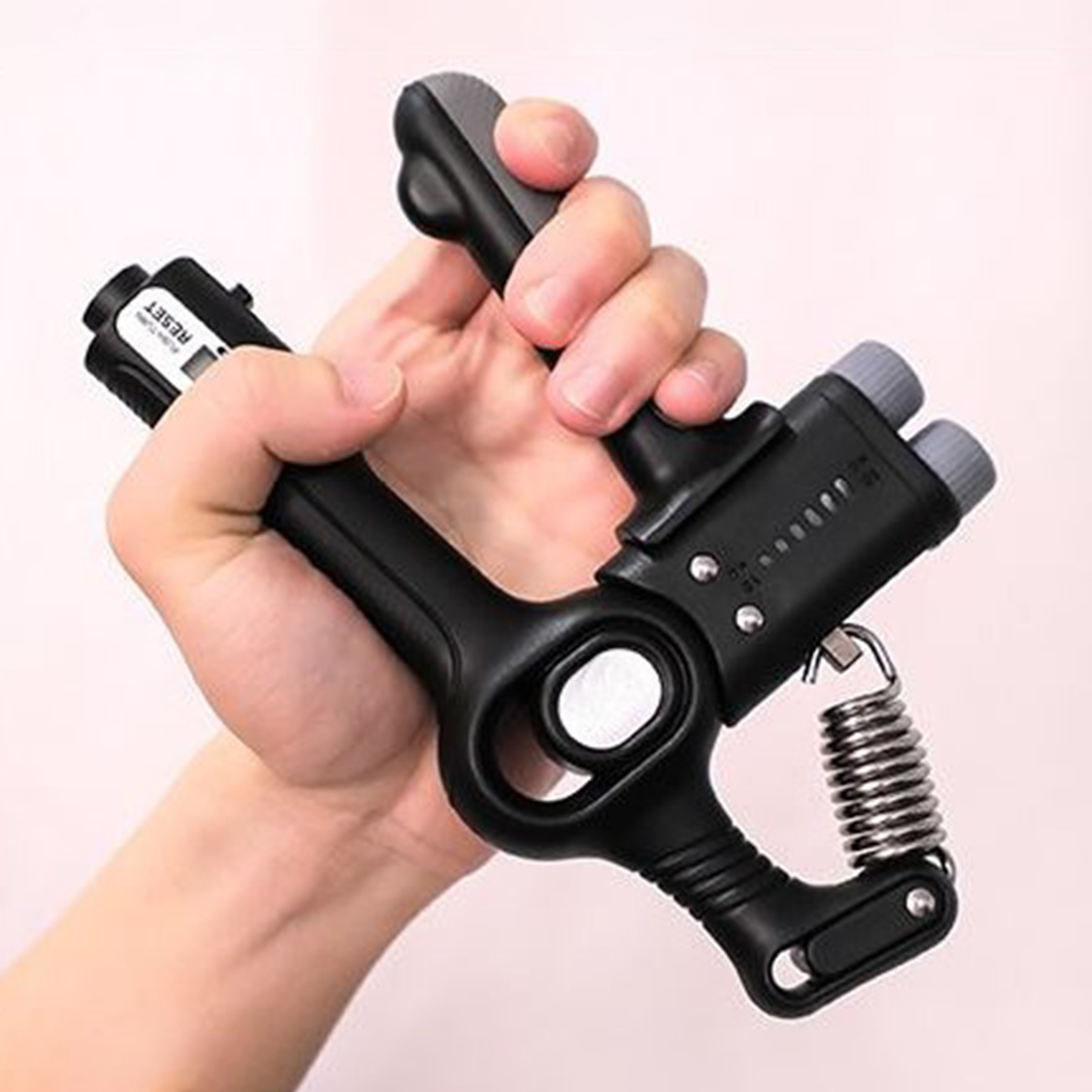 Hand Exerciser Wrist Strengthener Adjustable Grip Strength Trainer for Building Muscles and Improving Wrist Strength Non-slip Handle with Counting Feature Perfect