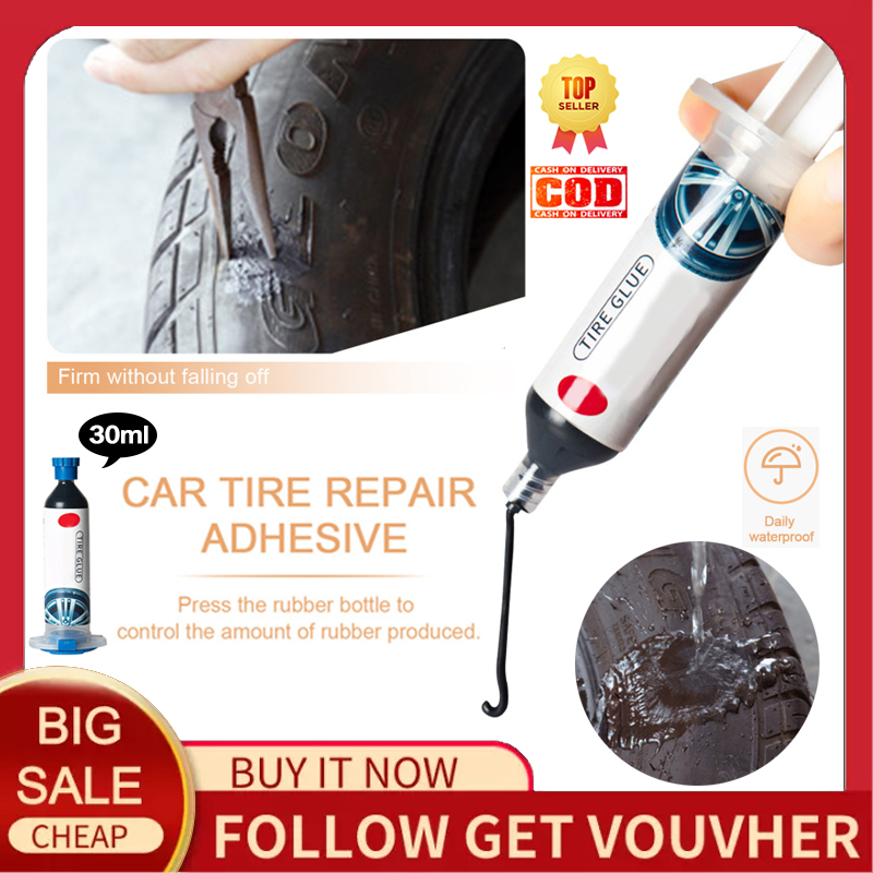 30ml Tire Repair Adhesive Tire Repair Kit Glue Car Repair Tool Repair