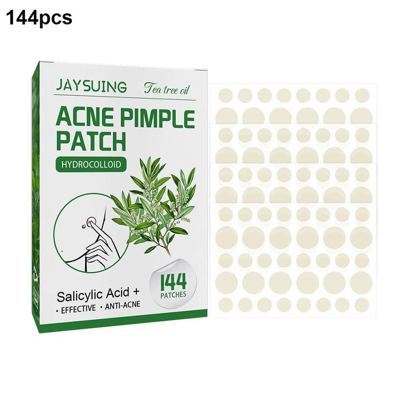 144 Pcs Waterproof Acne Pimple Patch Invisible Stickers Tea Tree Oil Acne Patch