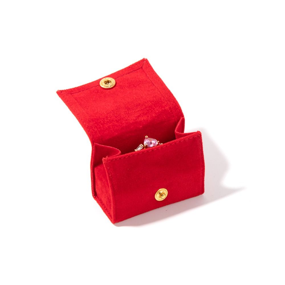 Corduroy Women Jewelry Box Necklaces Case Mini Jewelry Organizer Simple Multi-functional Jewelry Case Women.