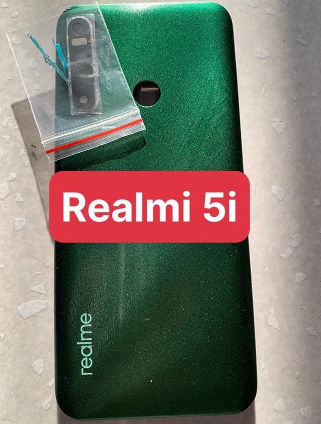 Bộ xương vỏ Realme 5i ,kèm khay sim,phím,kính camera
