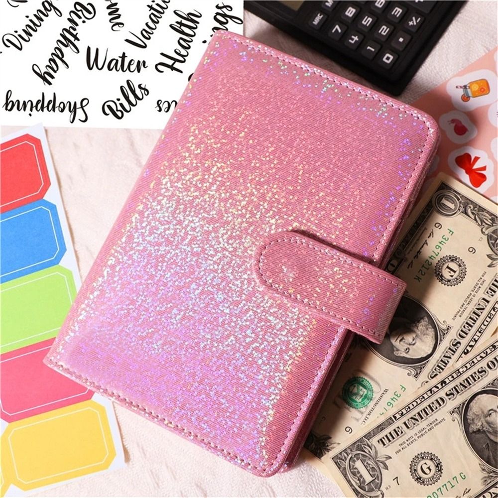 Bunsb hóa đơn tổ chức văn phòng 6 lỗ tiền mặt phong bì tiền tiết kiệm chất kết dính Túi vở bìa cứng Chất kết dính Ngân Sách ngân sách kế hoạch máy tính xách tay tiền mặt cuốn sách