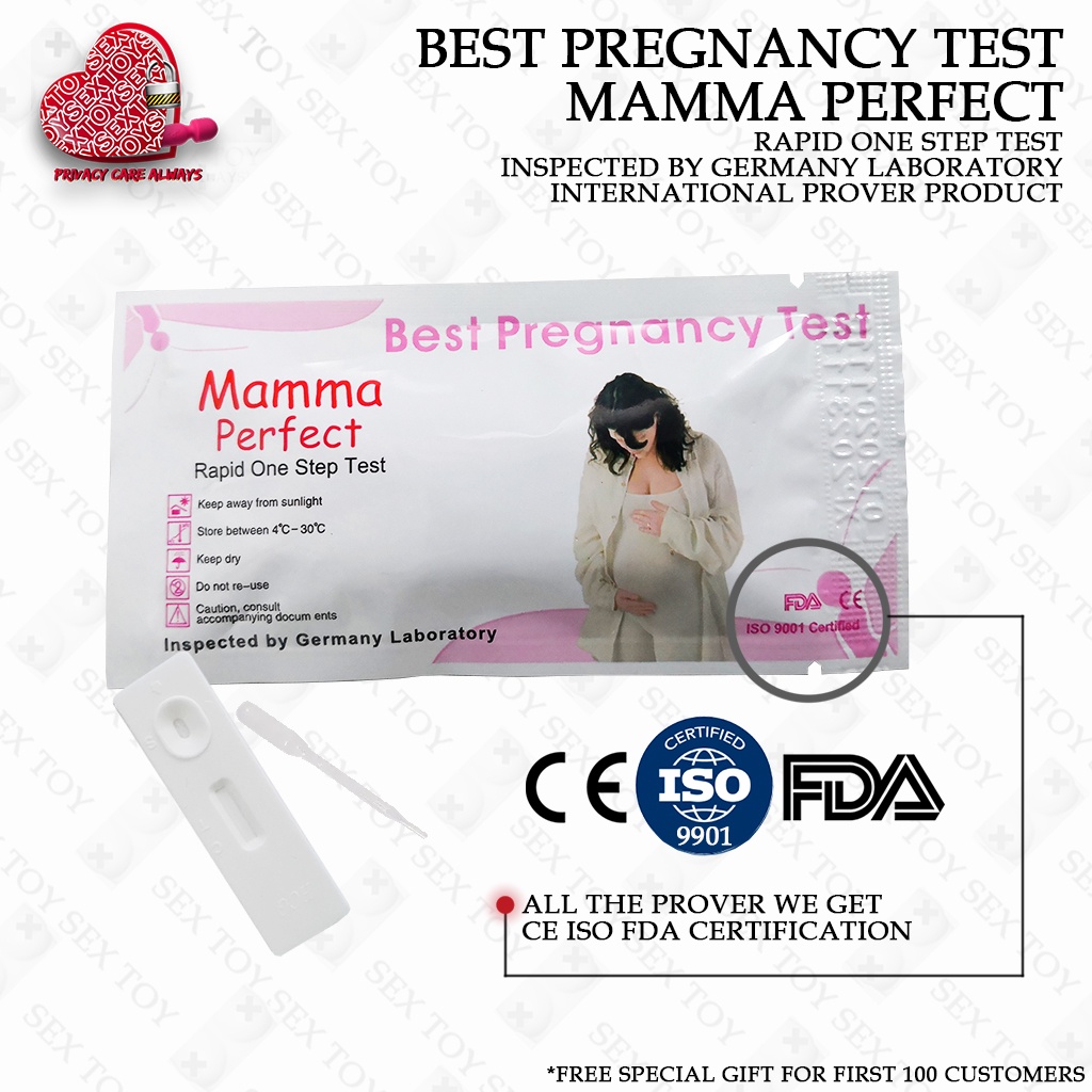 Best Pregnancy Test Mamma Perfect Ujian Kehamilan Cek Mengandung