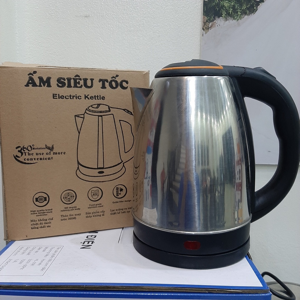 Ấm Siêu Tốc Đun Nước , Bình Siêu Tốc Electric 1.8L