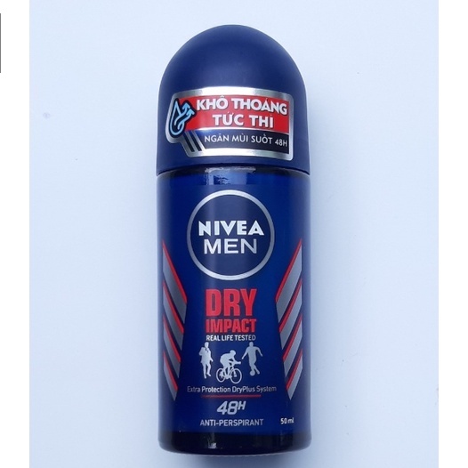 Lăn Ngăn Mùi Nam Nivea Men Khô Thoáng 50Ml