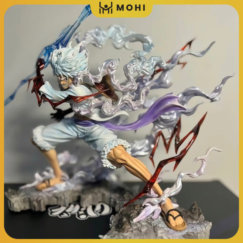 Mô hình OnePiece - Mô hình Luffy Gear 5 - Hiệu ứng sét đỏ