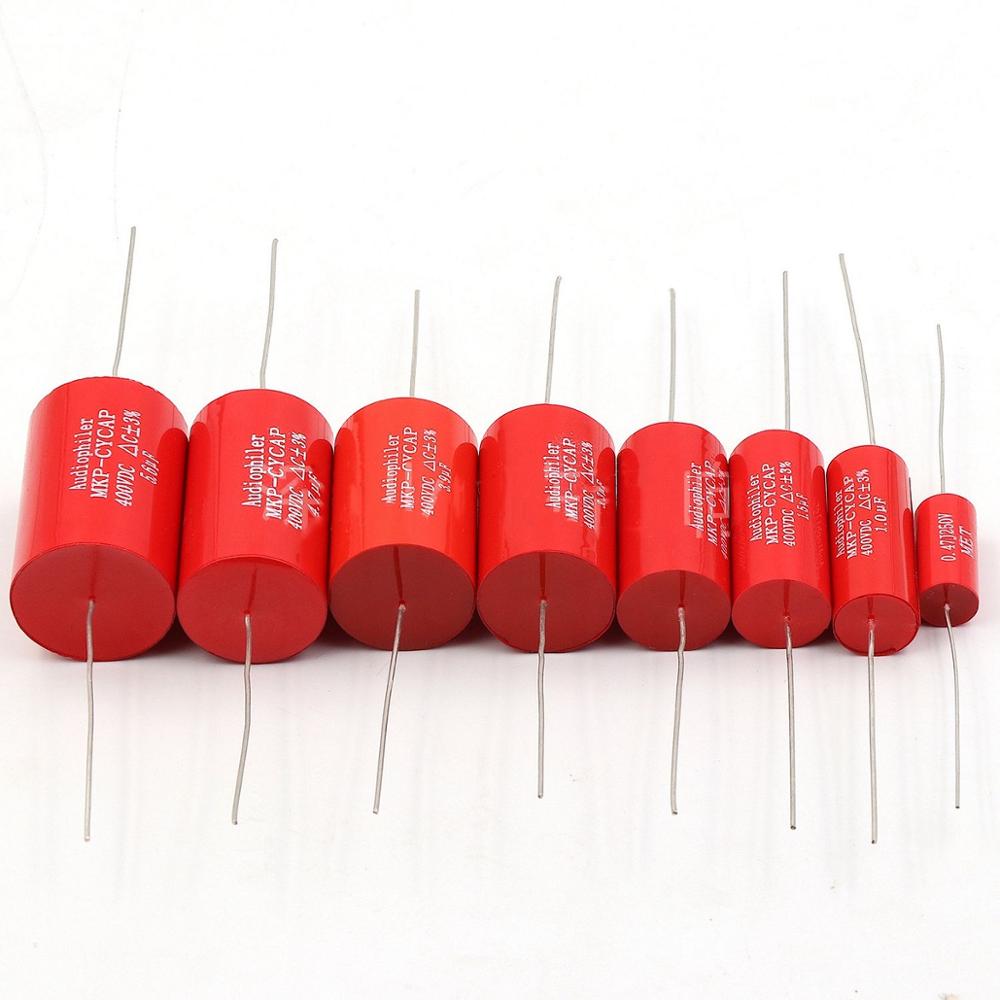 【InnovateWorld】Audiophiler Mkp Capacitor Kondensotor HIFI Fever Electrodeless Capacitor Audio Capacito Metal Film Coupling Frequency Dividing. 