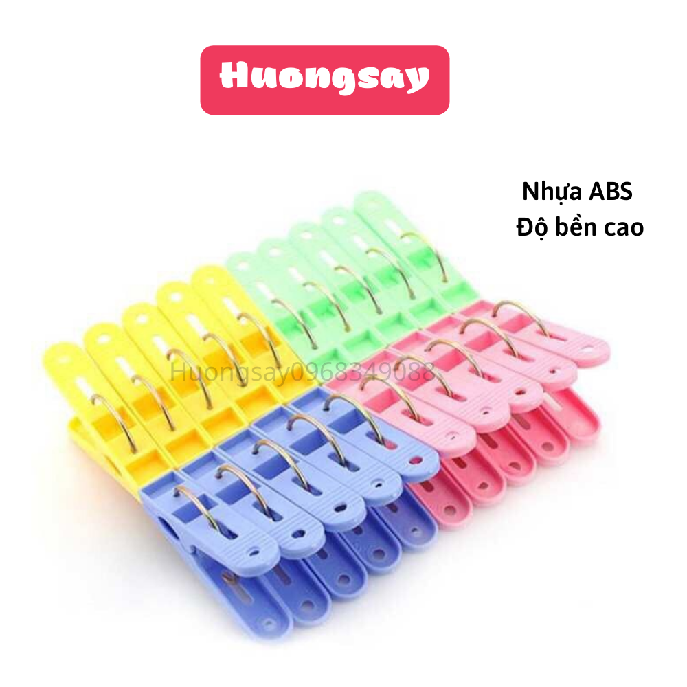 set 30 kẹp nhựa kẹp quần áo