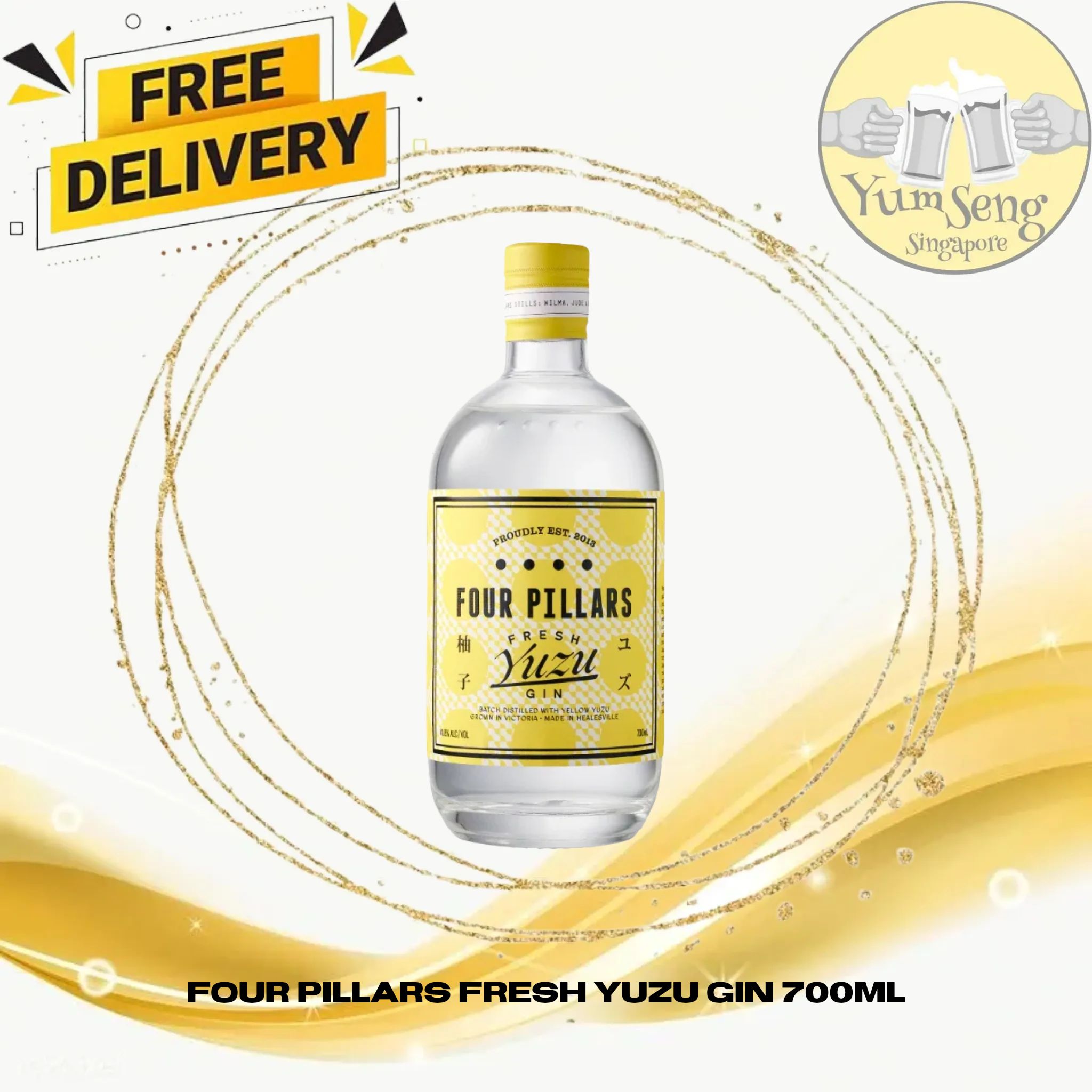Four Pillars Fresh Yuzu Gin 700ml | Lazada Singapore