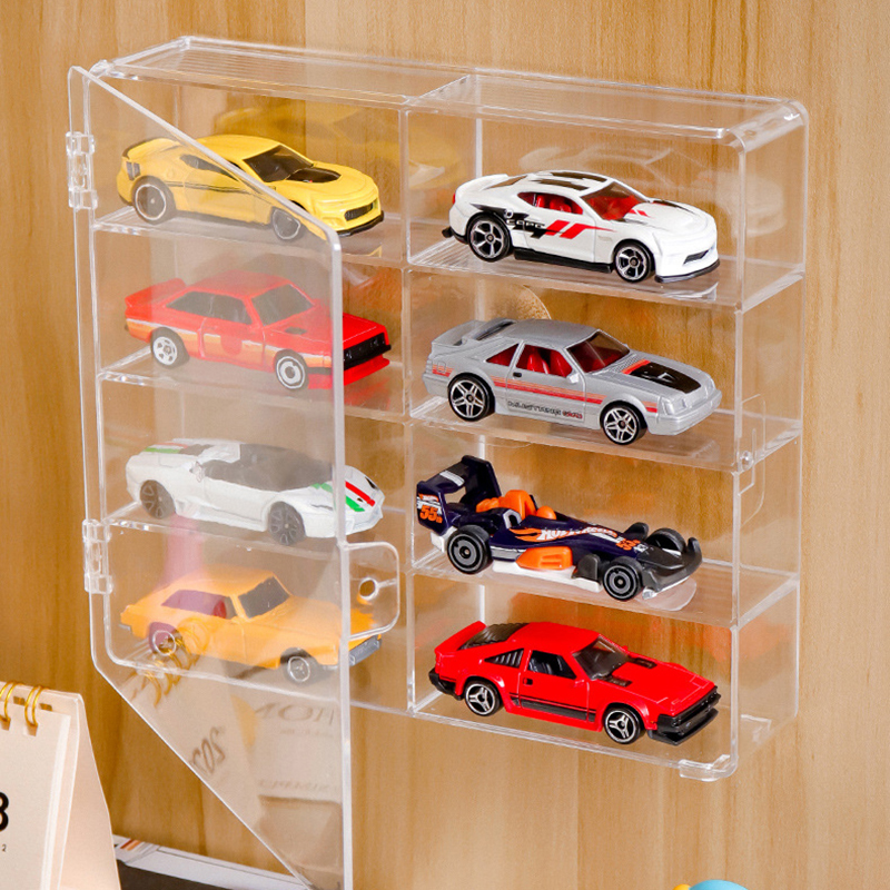 1:64%20Acrylic%20Car%20Display%20Box%20For%20Car%20Model%20Toy%20Cabinet%20Rack%20Dustproof%20Car%20Non%20Punching%20Adhesive%20Wall%20Transparent%20Display%20Box%20-%20Image%204