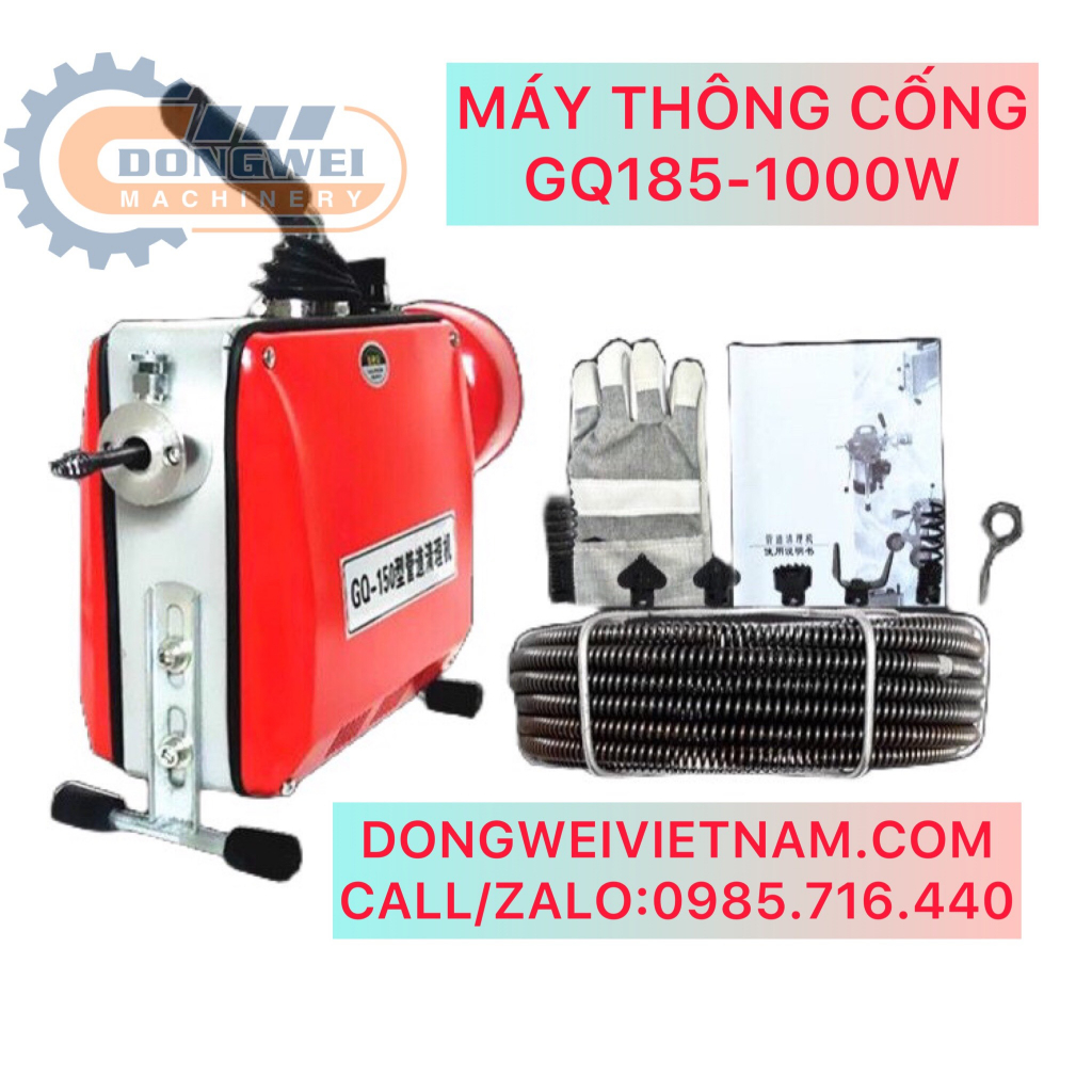 Máy thông cống gq 185-1000w