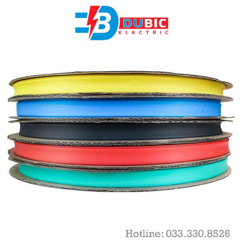 5-10 Mét Ống dây gen co nhiệt cách điện phi 1mm đến phi 12mm