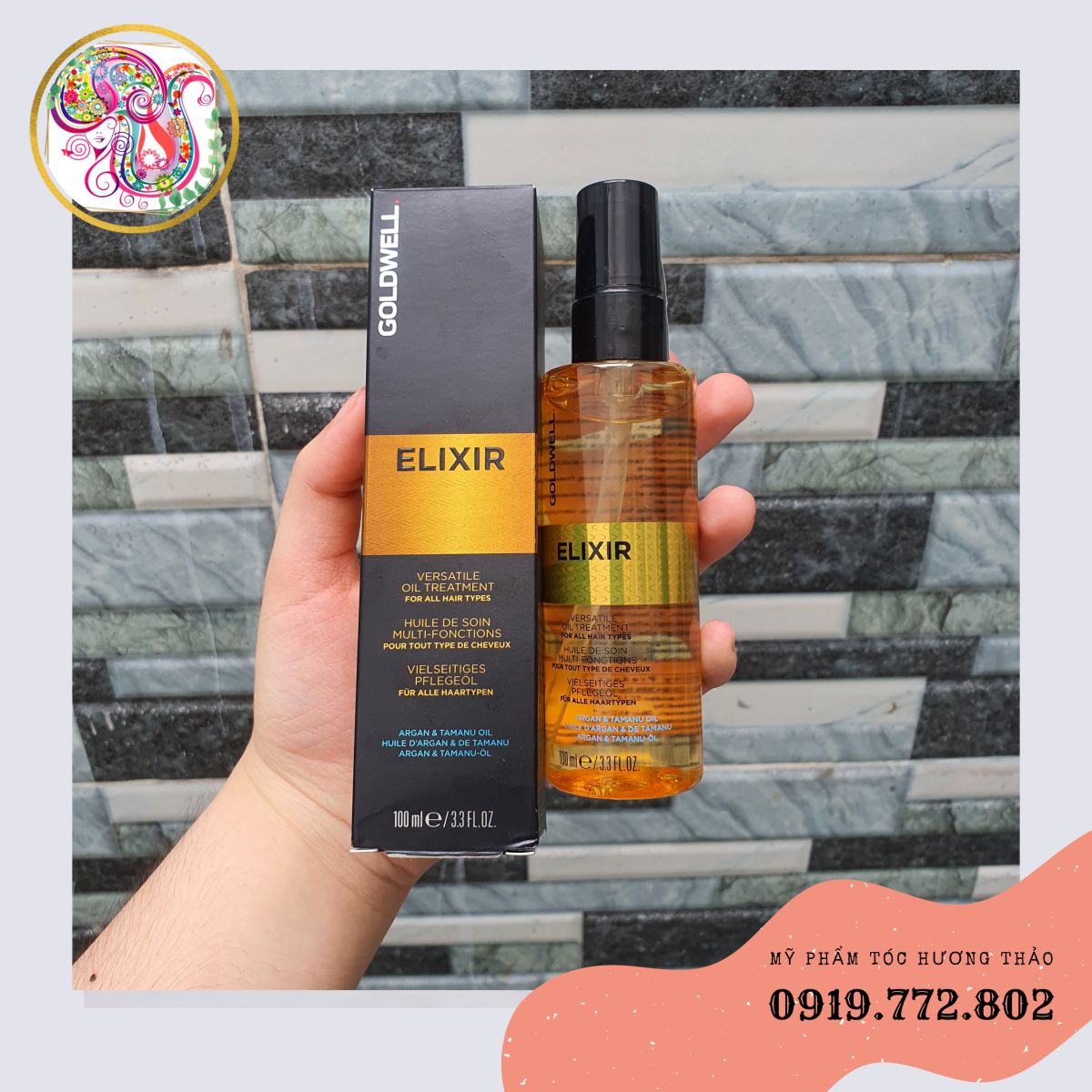 TINH DẦU DƯỠNG TÓC GOLDWELL ELIXIR 100ML