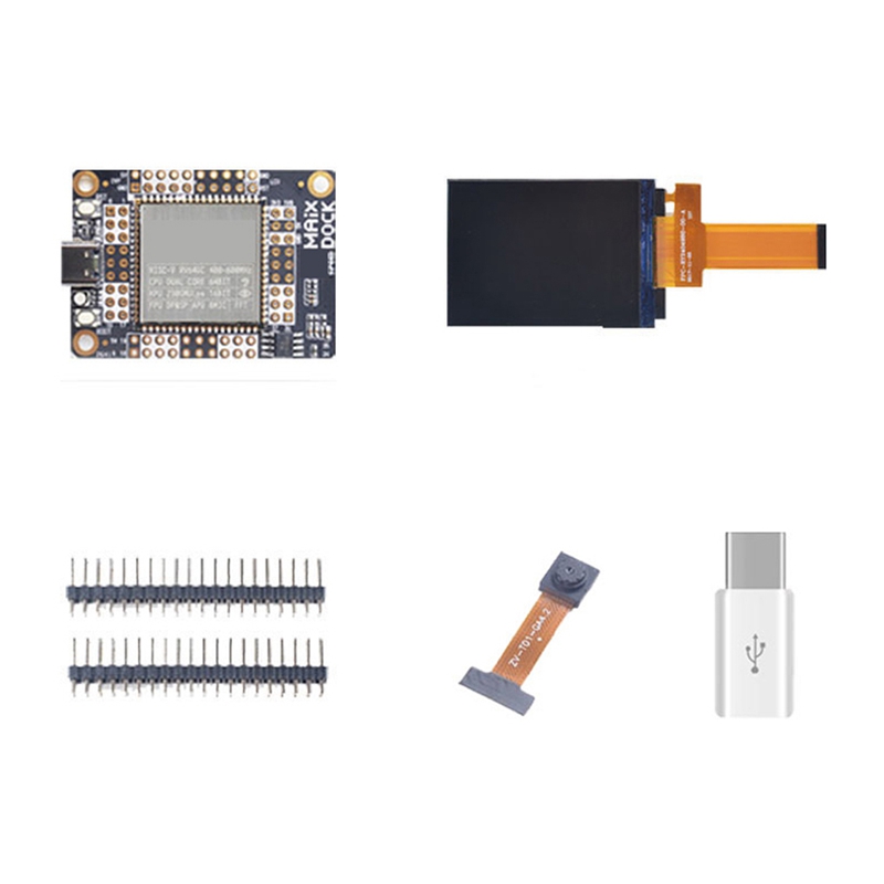 For Sipeed Maix Dock Kit K210 AI+LoT with GC0328 Camera and 2.4 Inch Screen Deep Learning Vision Development Board Module...