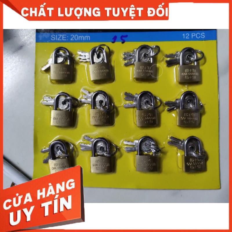 1 cái ổ khoá vali đồng thau,ổ khoá mini