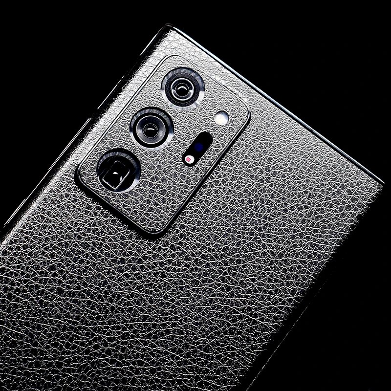 Fashions High Quality Luxury Leather Skin Sticker Wrap Skin Phone Back Paste Film For SAMSUNG Galaxy S22 Ultra S21+ S20 FE Note 20 10 Lite A52 A71 5G.