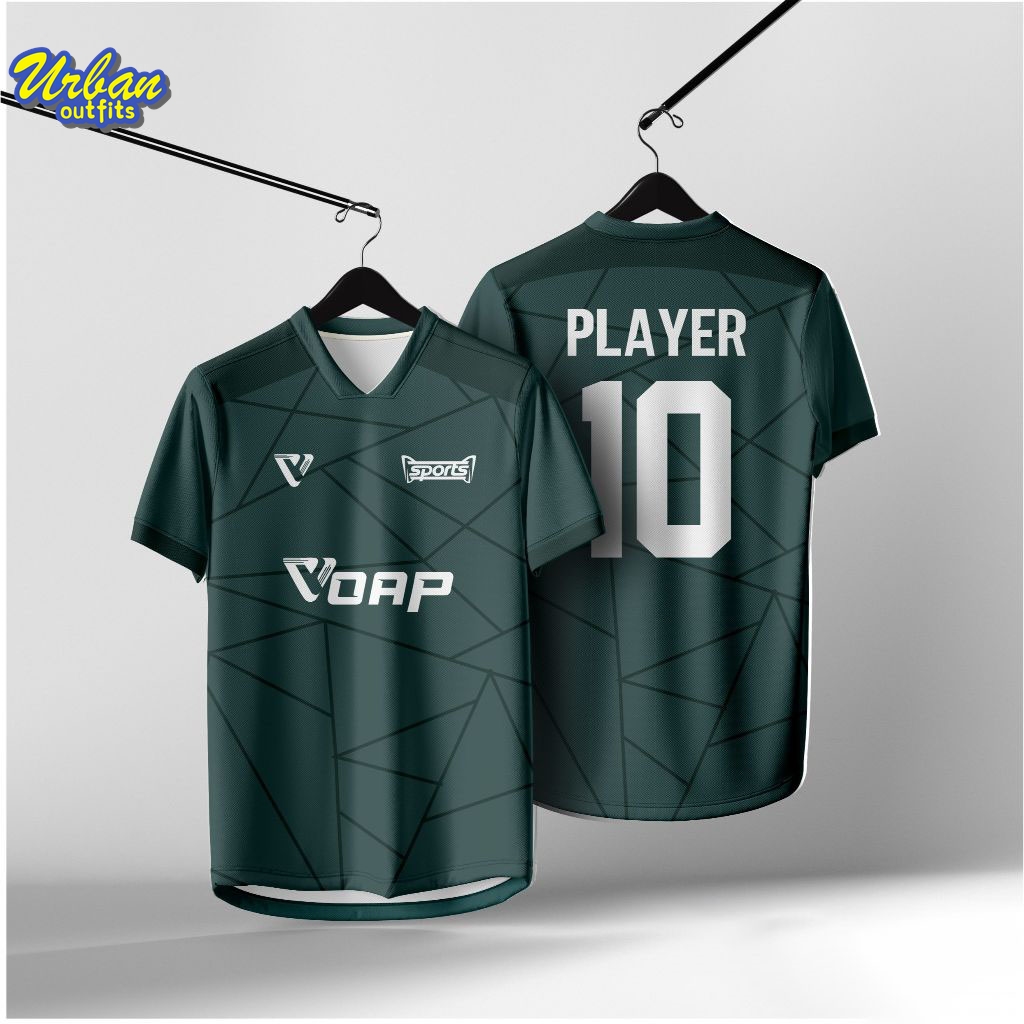 Free custom new design bu t shirt lelaki Futsal Football jersey Unisex oversize Thailand and Viral Tiktok Jersey code 11.