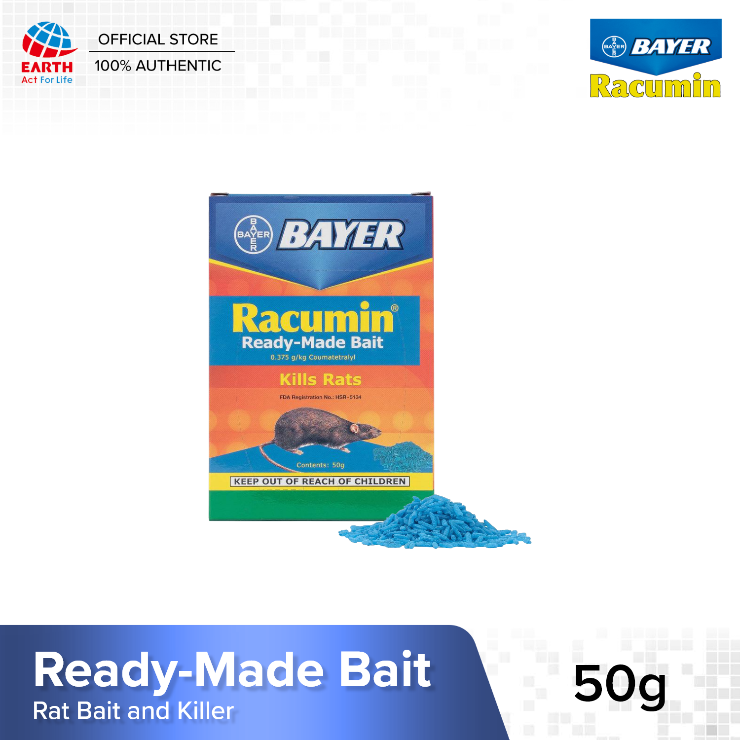 Bayer Racumin ReadyMade Bait Rat Killer (50g) Lazada PH