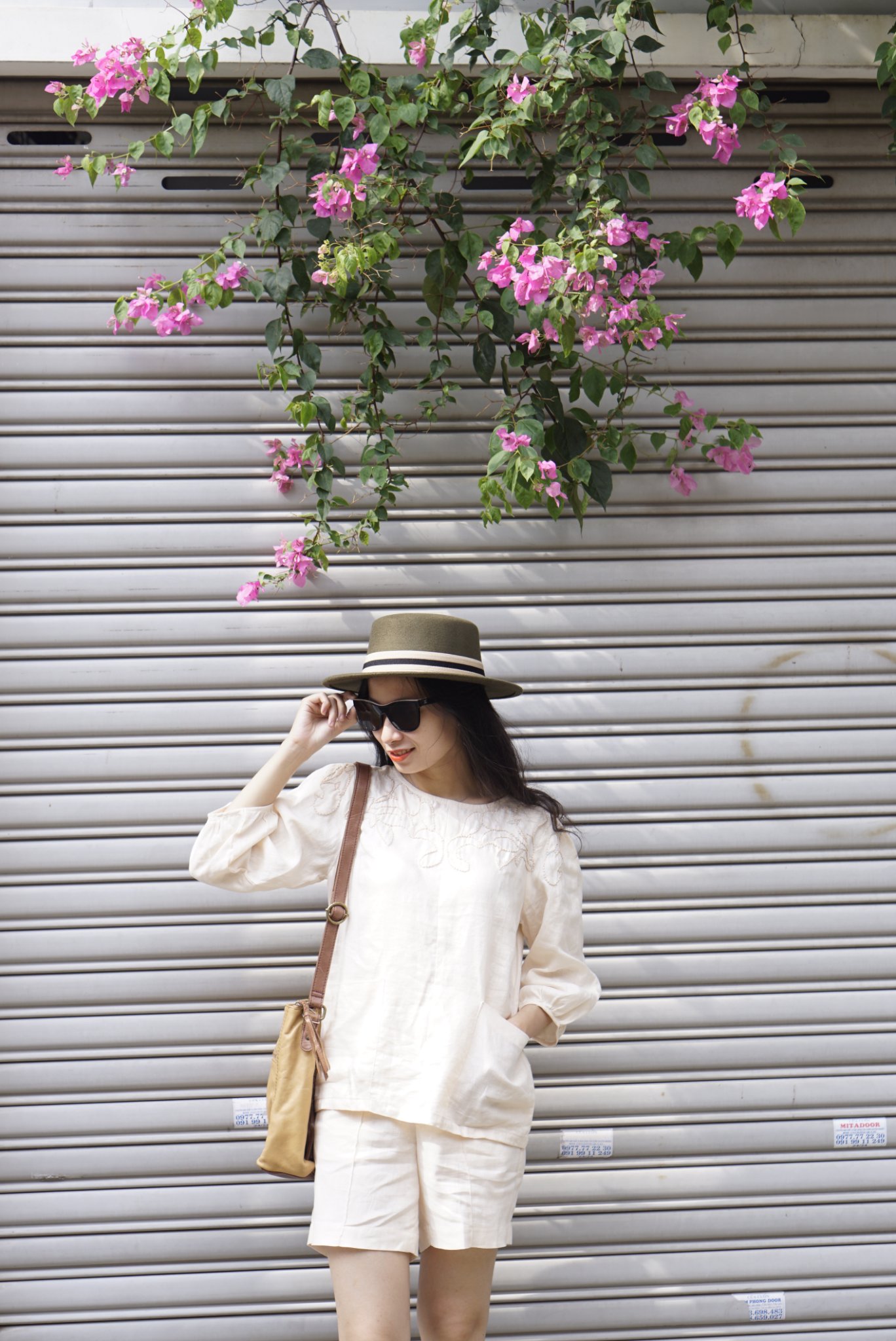 Quần short linen HEBE - MaxMessi