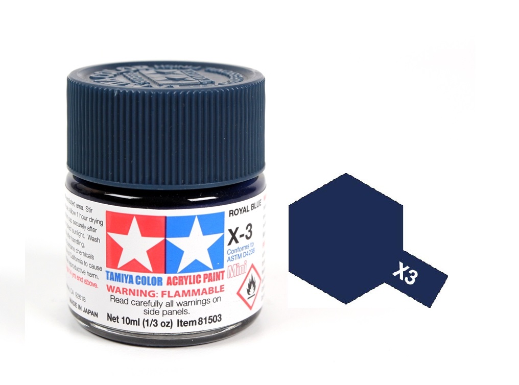 Acrylic mini ( X1 ~ X21) sơn mô hình gốc nước 10ML Tamiya