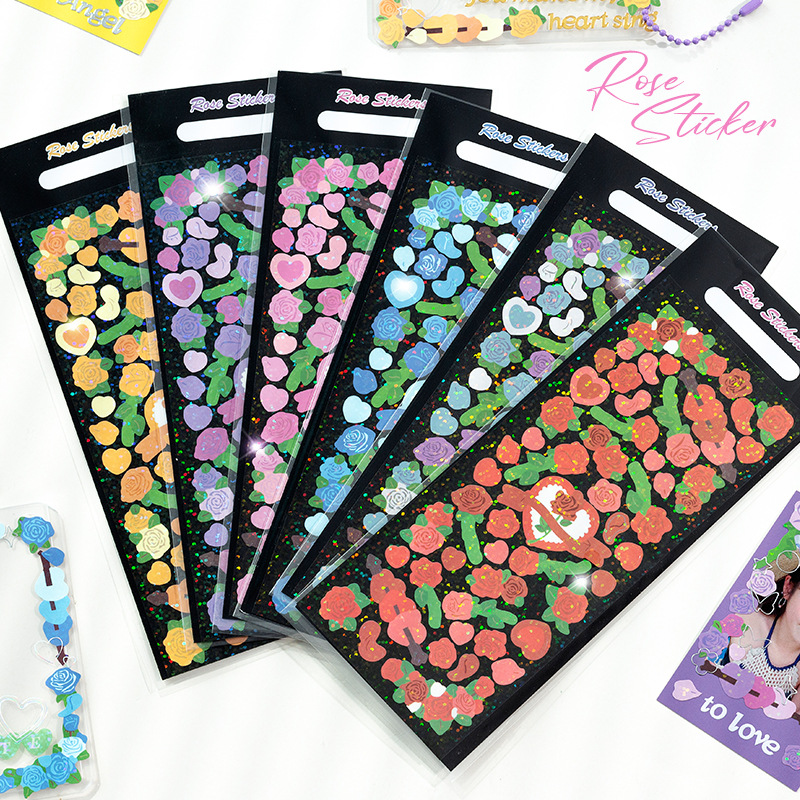 Sticker Rose trang trí Toploader - Be Tiny Stationery