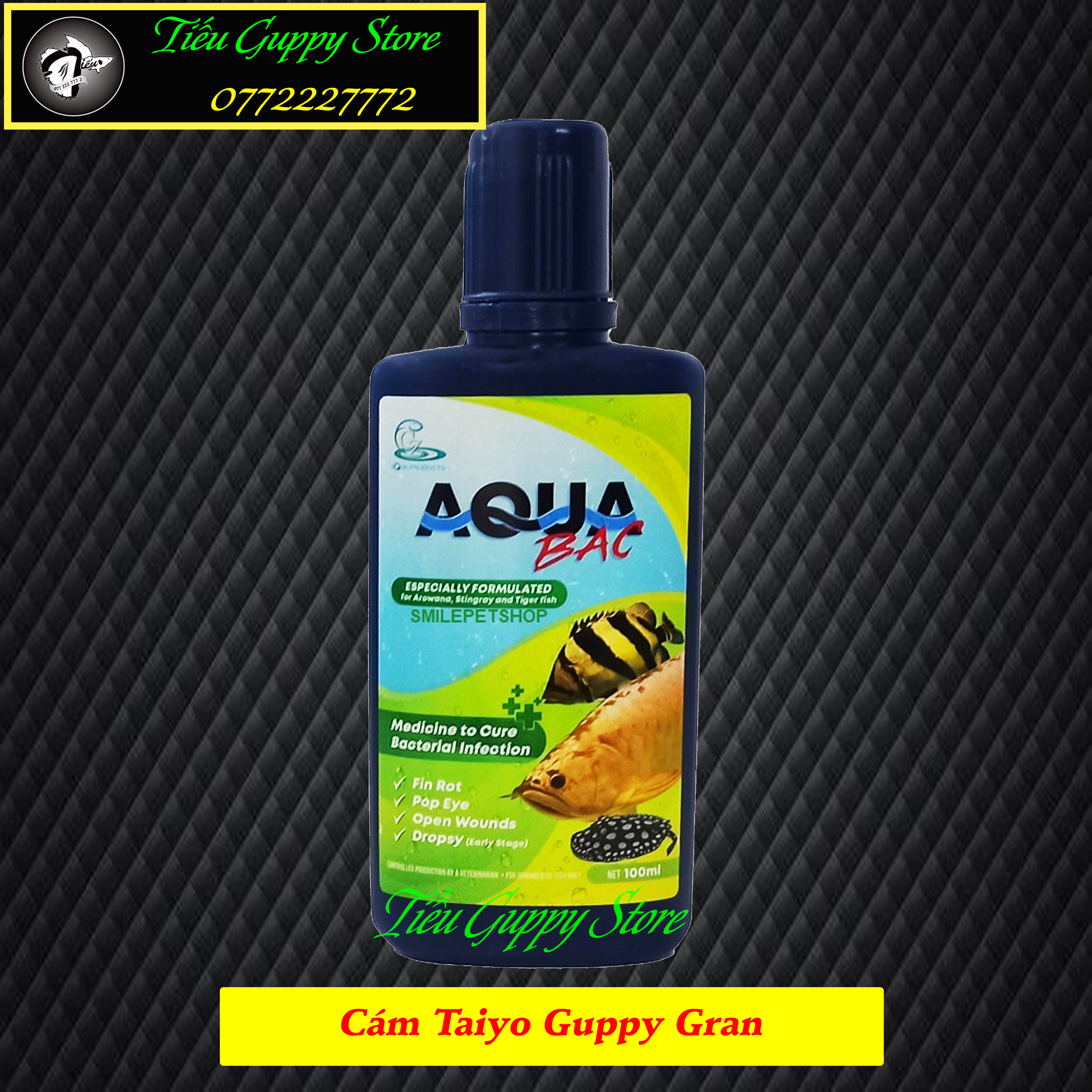 AQUA BAC chuyên dùng cho cá Rồng, cá Hổ, Sam...