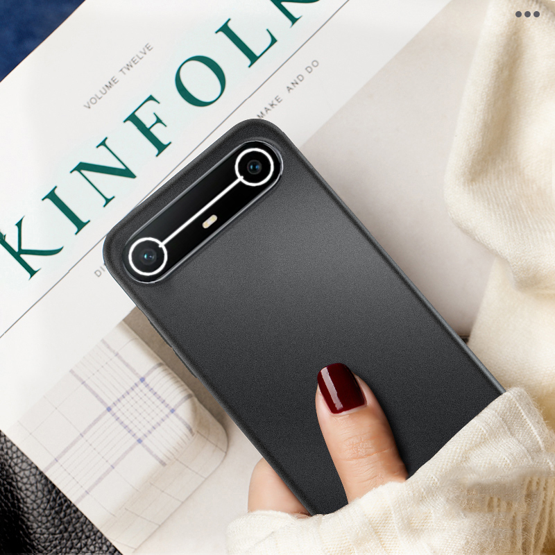 Phone%20case%20Tecno%20Spark%20Slim%20Matte%20Silicone%20Soft%20Sandstone%20Super%20Scrub%20Non-slip%20Back%20Cover%20Tecno%20Spark%20Slim%20Case%20-%20Image%202