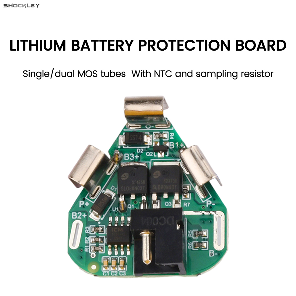 Shockley 3S 12.6V BMS Li-ion Lithium Battery Protection Board 18650 Power Bank Balancer Battery Equalizer Board for Electric Drill