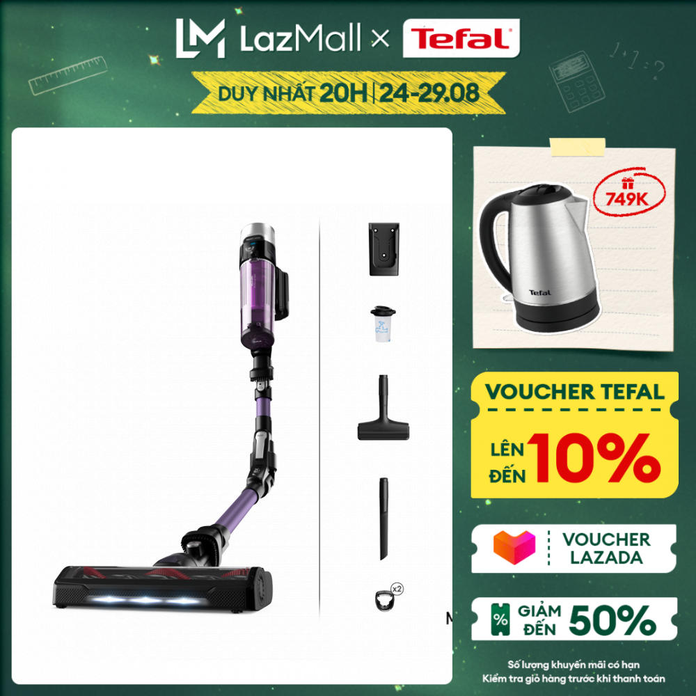 Máy hút bụi không dây X-force Flex 9.60 TY2039WO - Tím